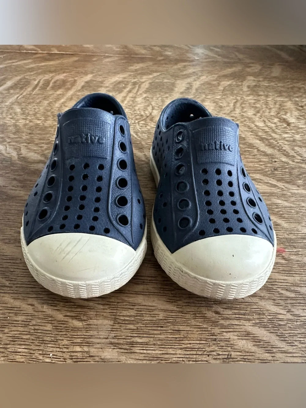 Native Jefferson Navy Water Shoes